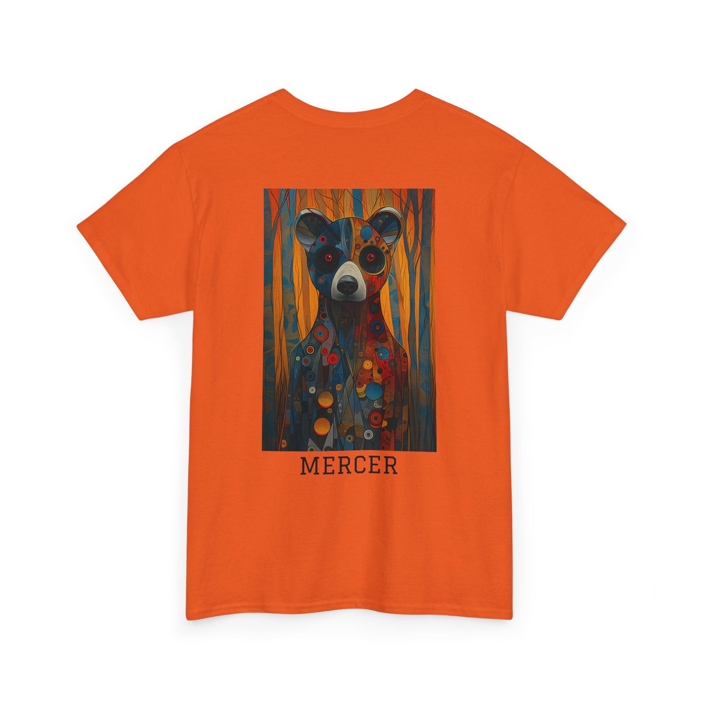 Mercer 01B - Unisex Heavy Cotton Tee - Image on the Back