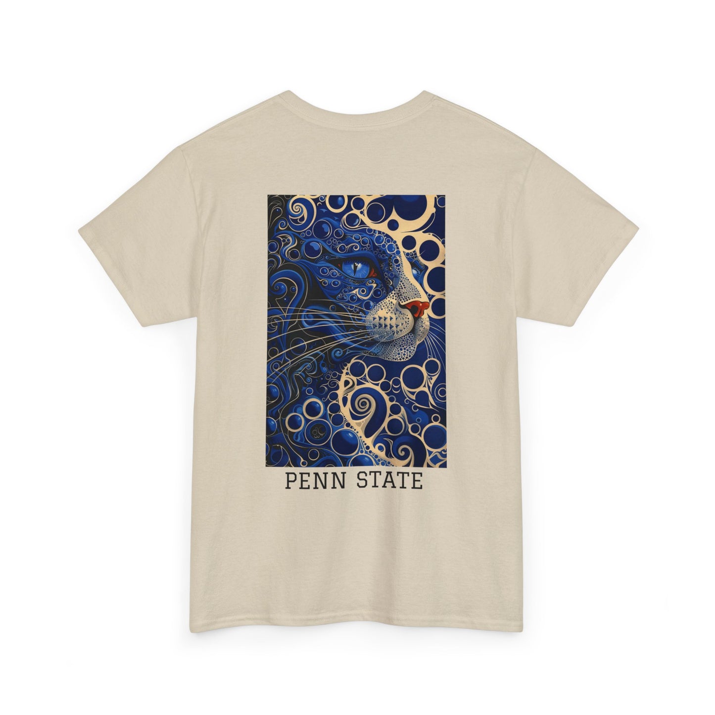 Penn State 01B - Unisex Heavy Cotton Tee - Image on the Back