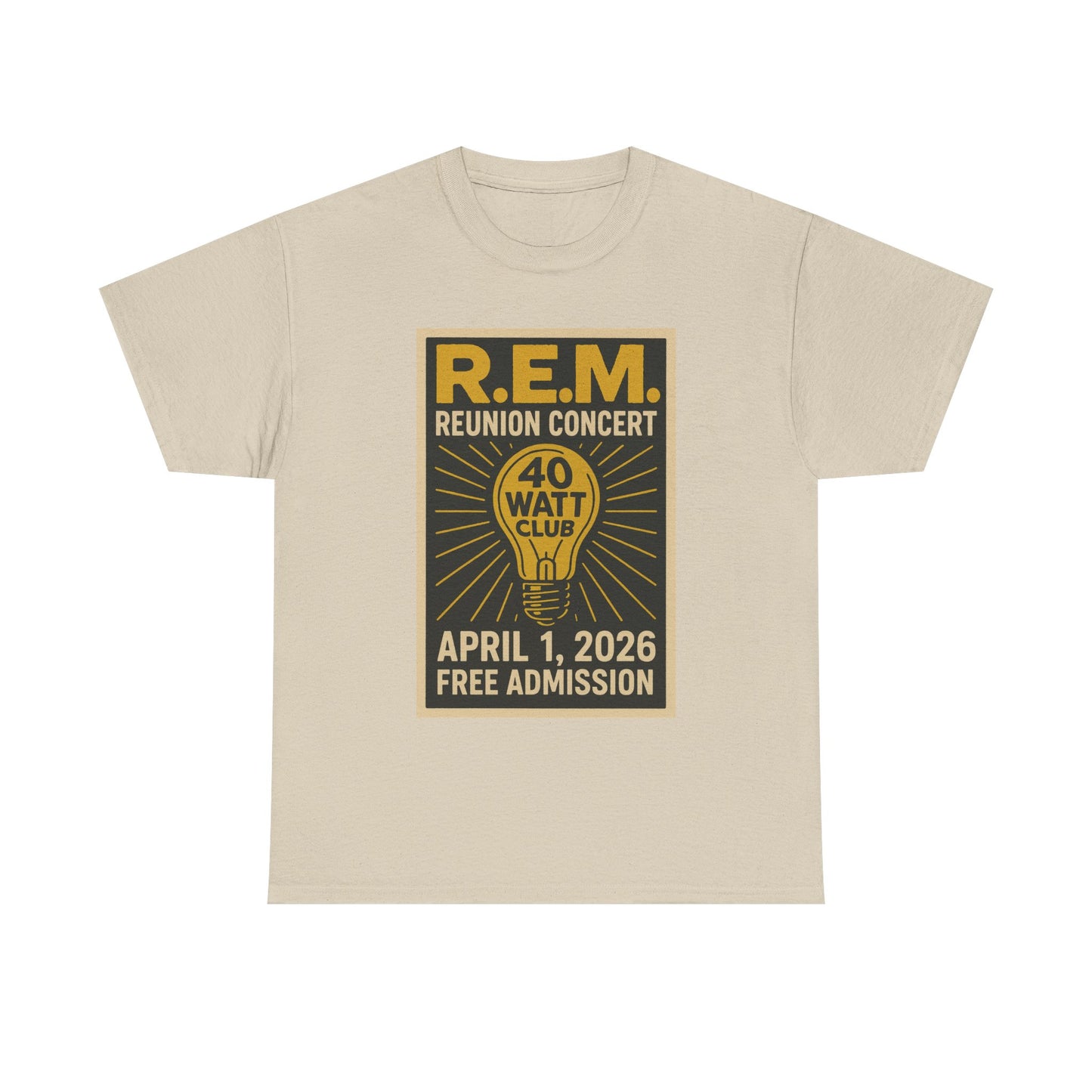 R.E.M. Reunion Concert Shirt v2