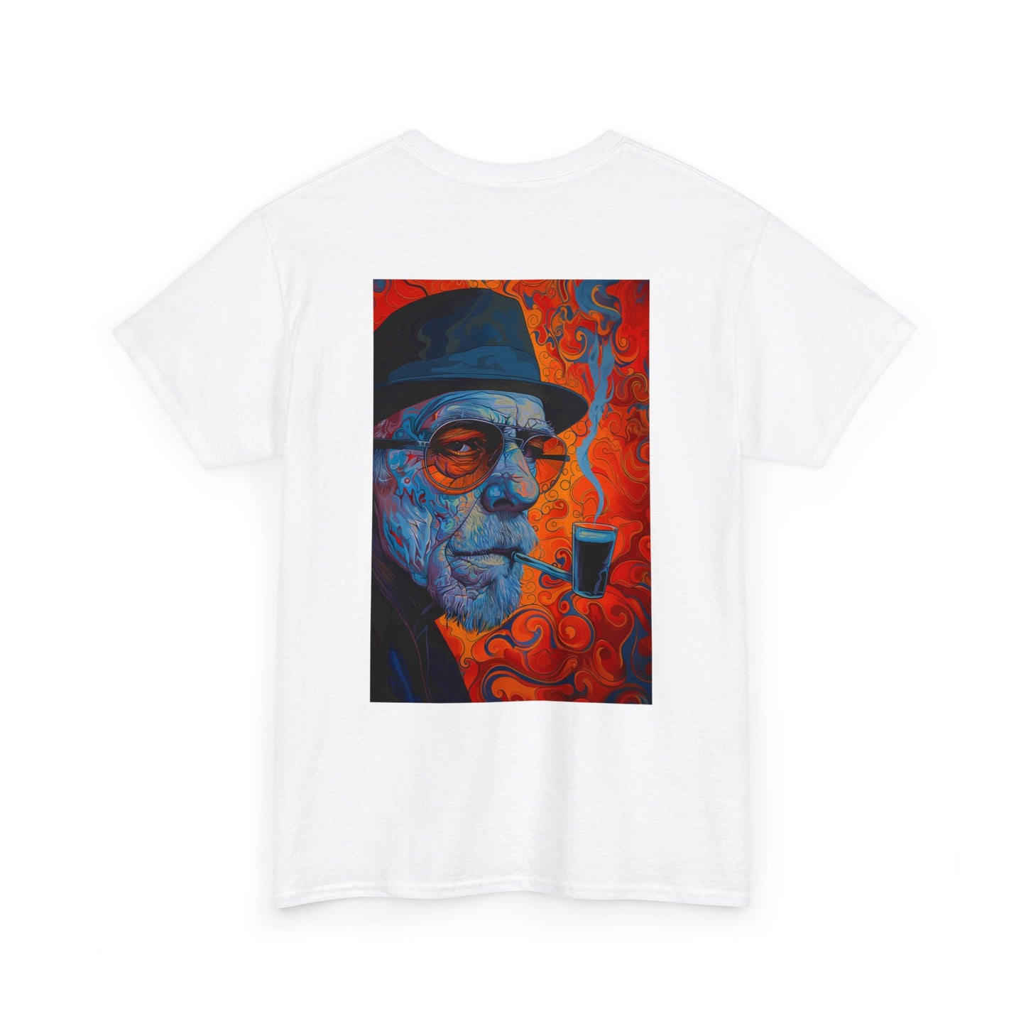Heisenberg 01B - Unisex Heavy Cotton Tee - Image on the Back