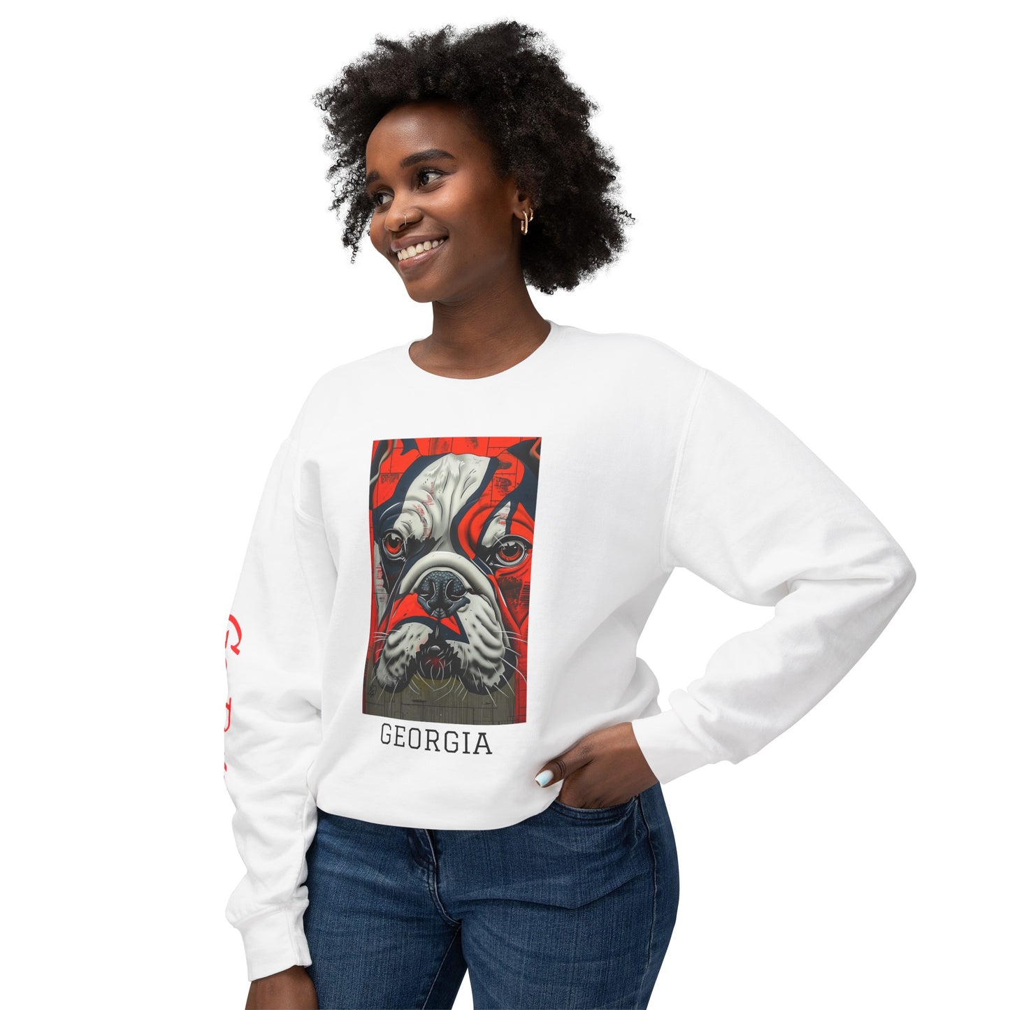 Georgia 01 Sweatshirt - Unisex Lightweight Crewneck