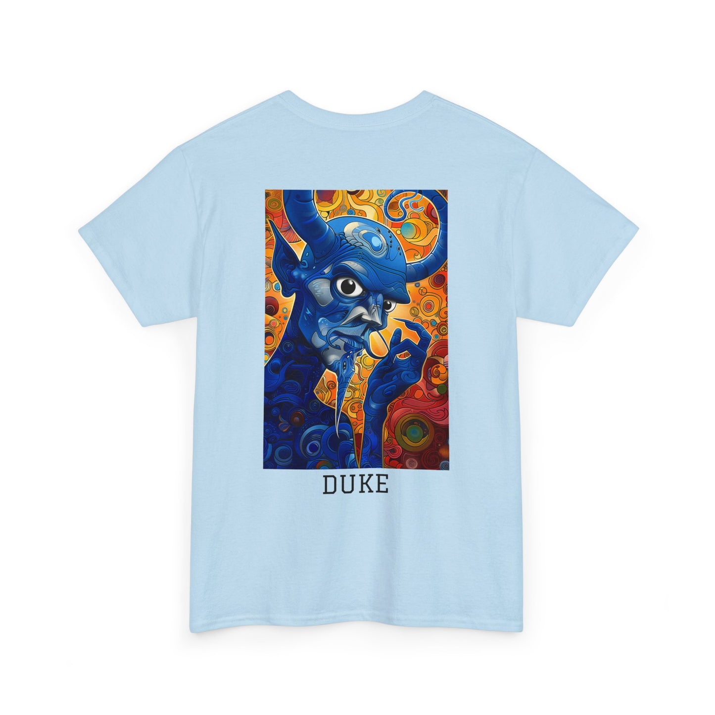 Duke 01B - Unisex Heavy Cotton Tee - Image on the Back