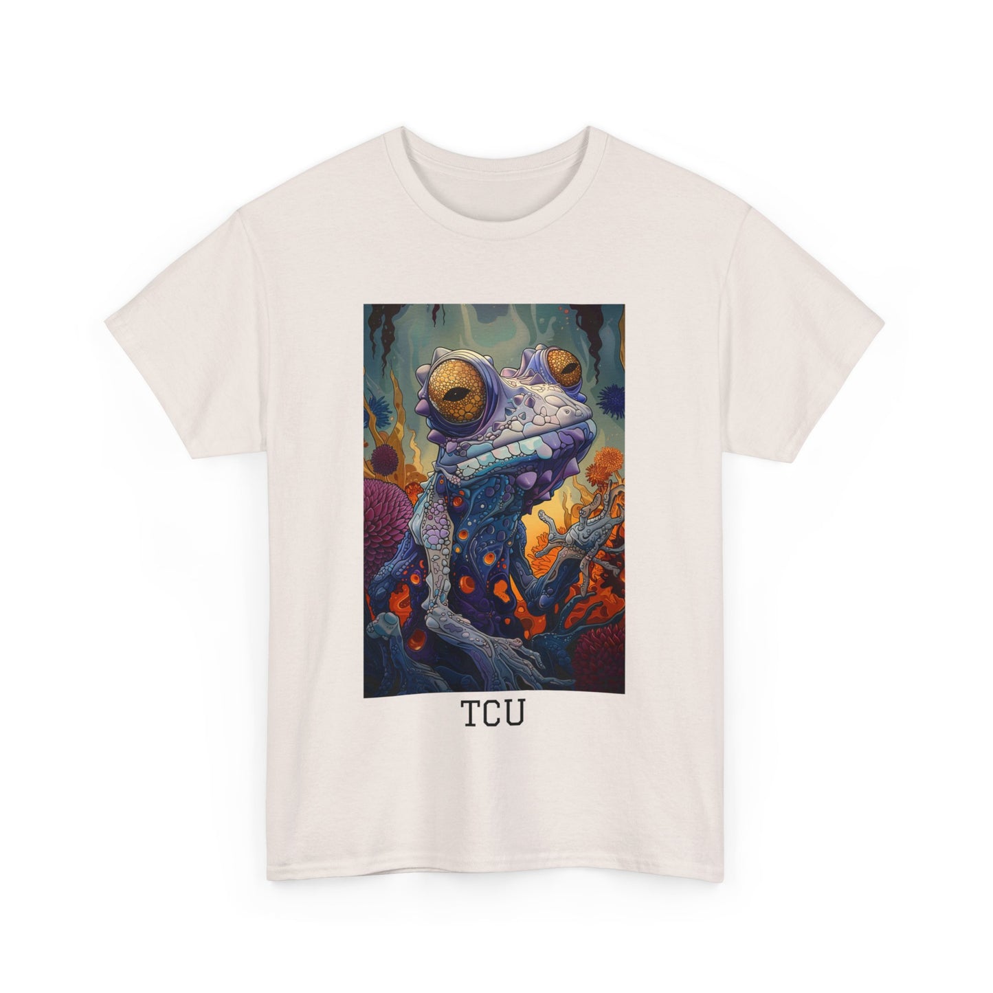 TCU 01F - Unisex Heavy Cotton Tee - Image on the Front