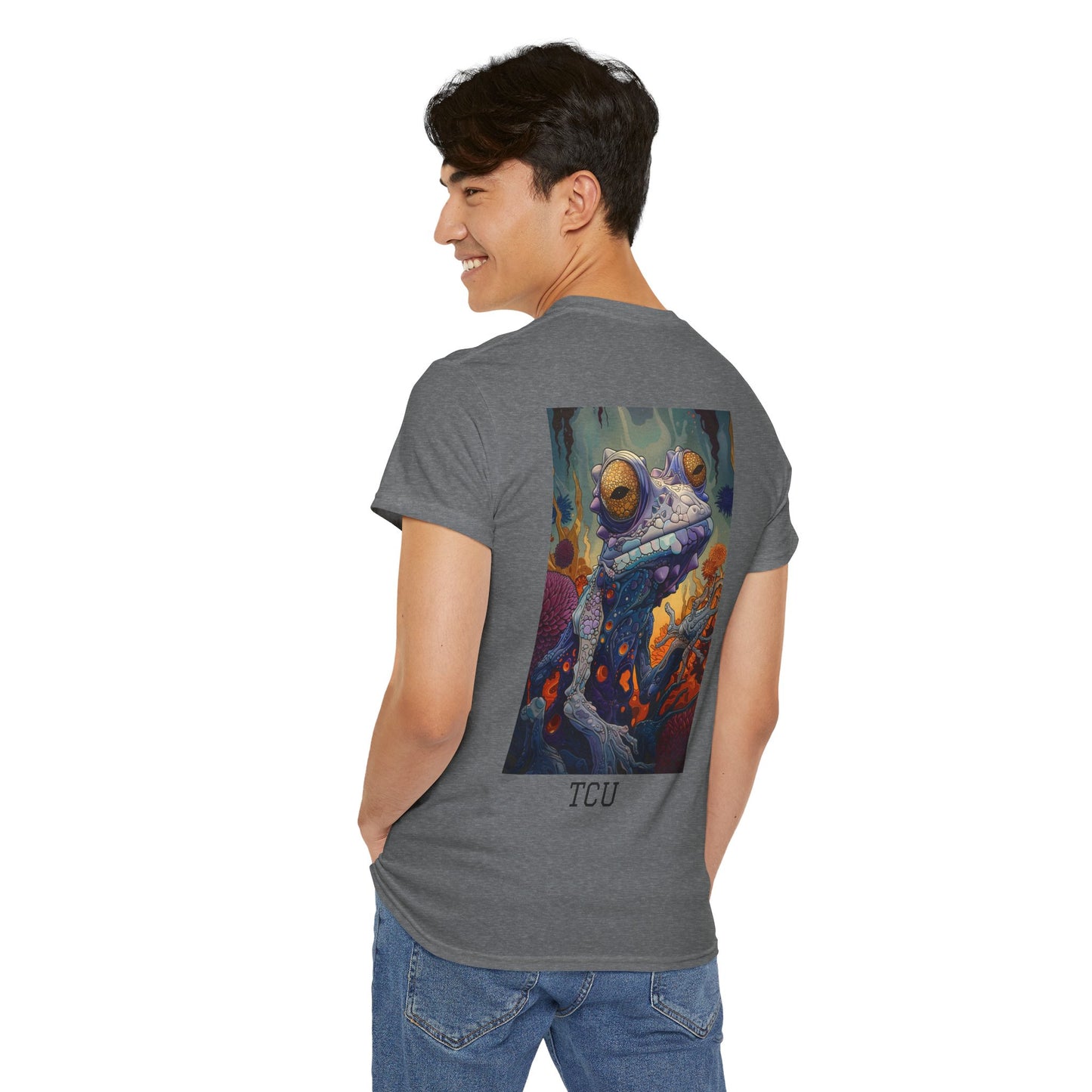 TCU 01B - Unisex Heavy Cotton Tee - Image on the Back
