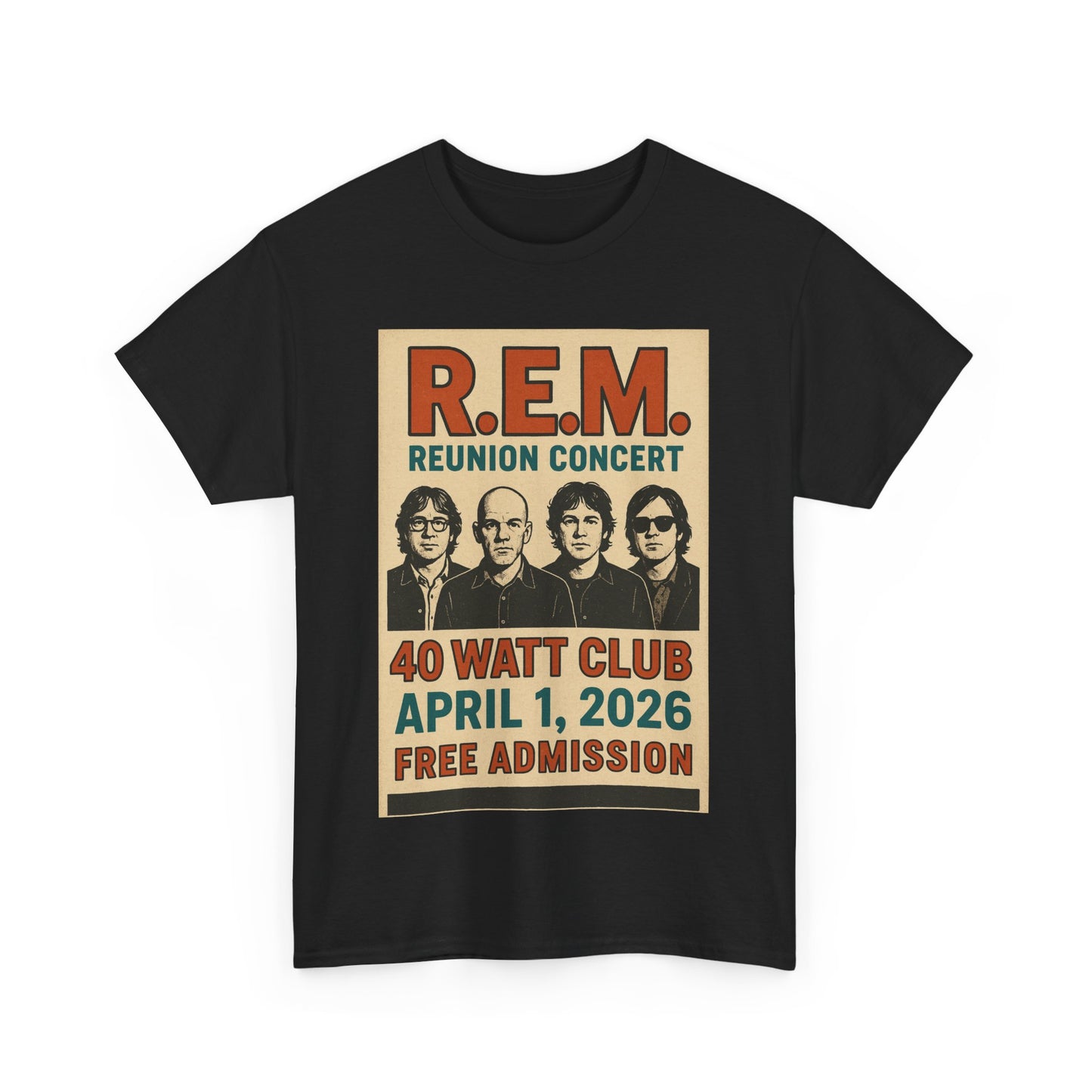 R.E.M. Reunion Concert Shirt v1