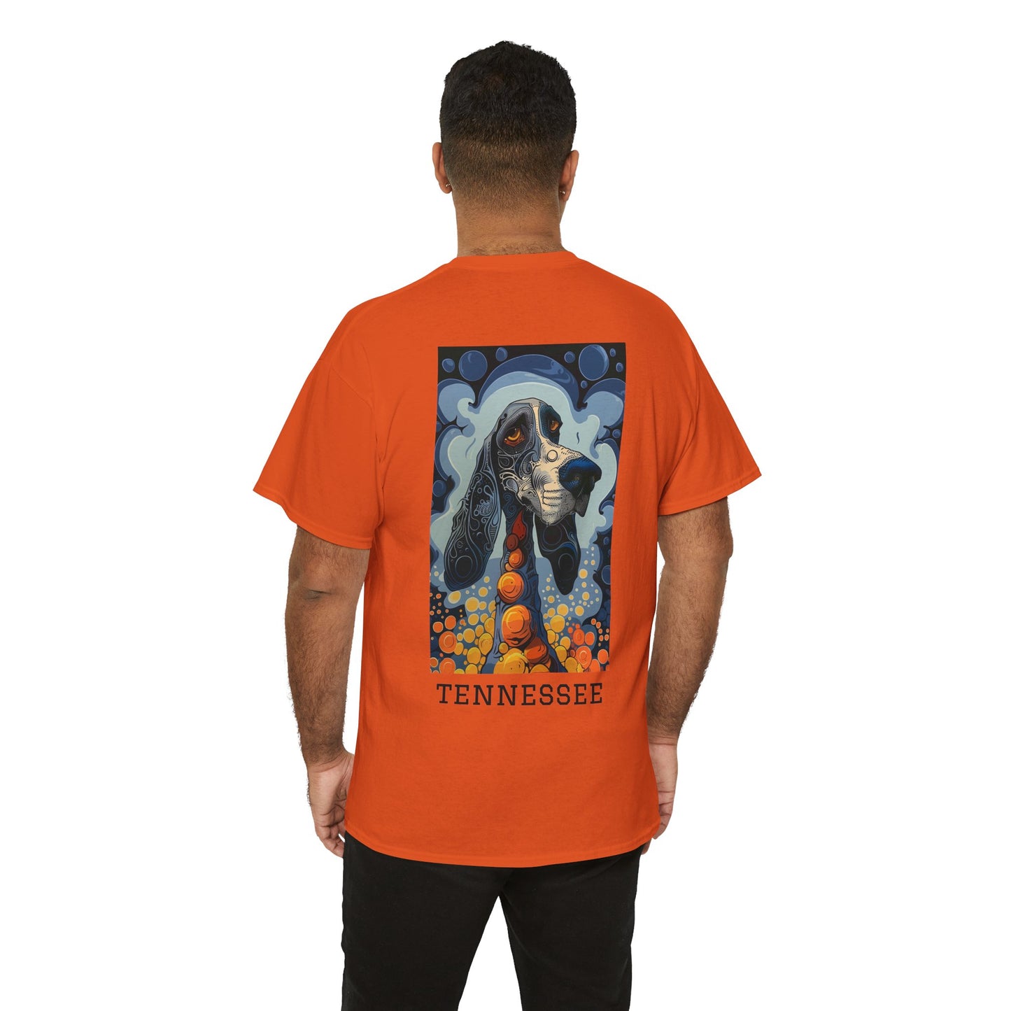 Tennessee 01B - Unisex Heavy Cotton Tee - Image on the Back