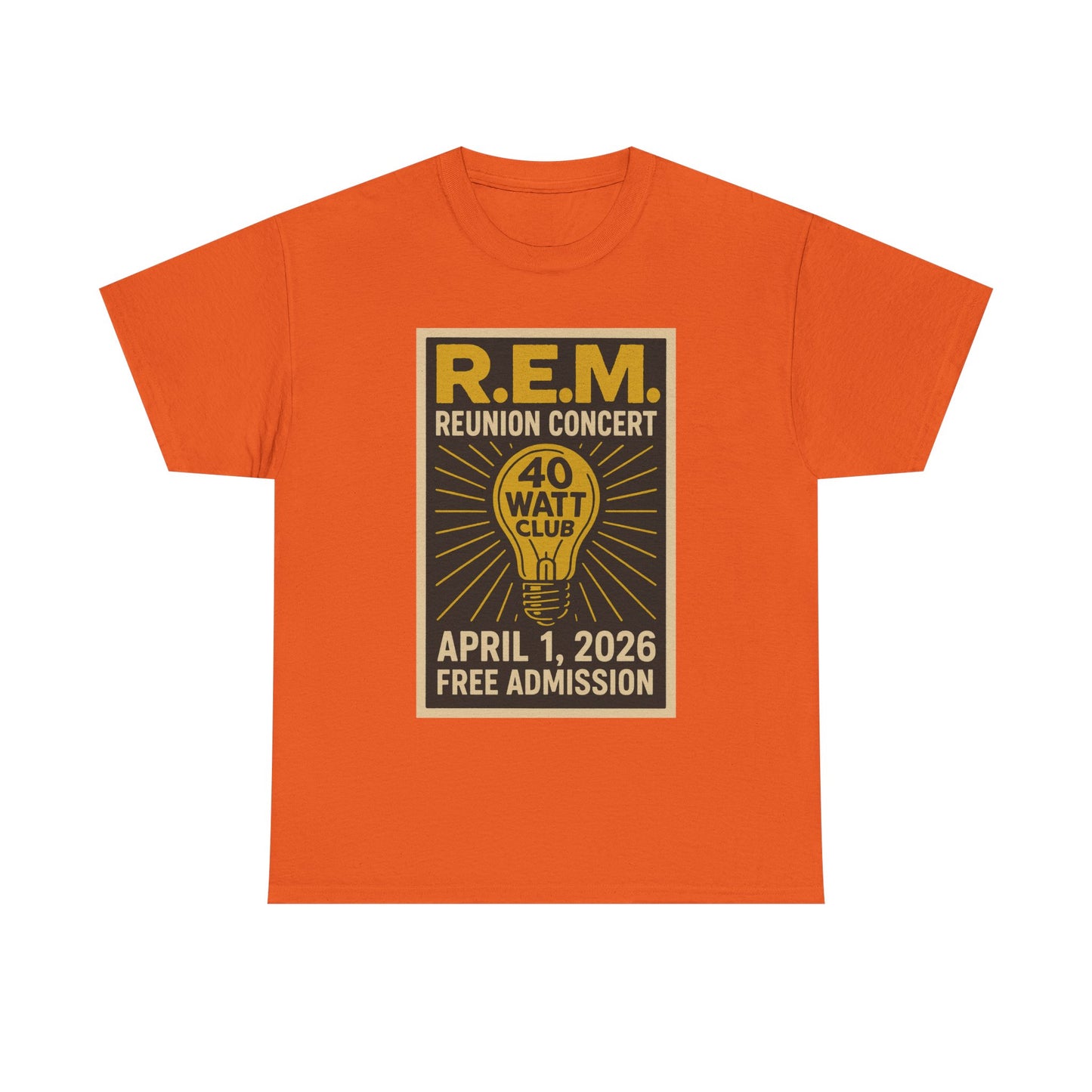 R.E.M. Reunion Concert Shirt v2