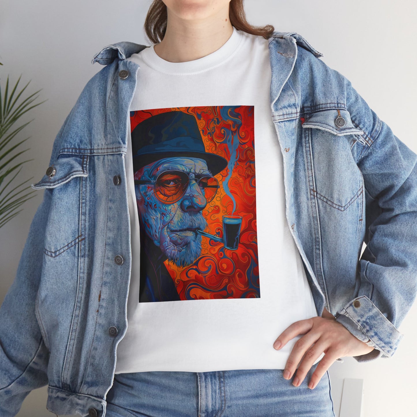 Heisenberg 01F - Unisex Heavy Cotton Tee - Image on the Front