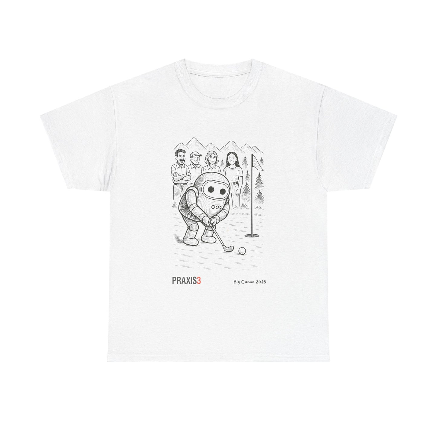 P3 Big Canoe 2025 - Praxi goes golfing line art