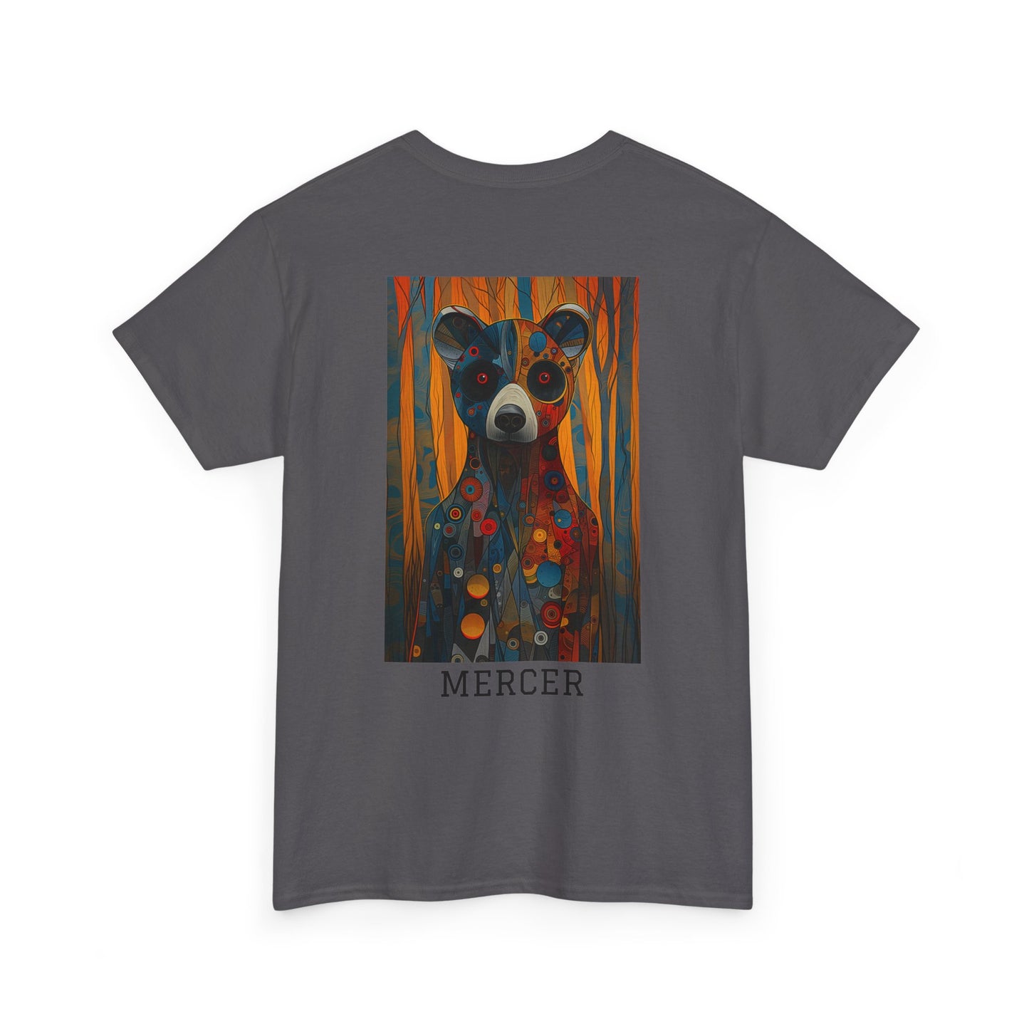 Mercer 01B - Unisex Heavy Cotton Tee - Image on the Back
